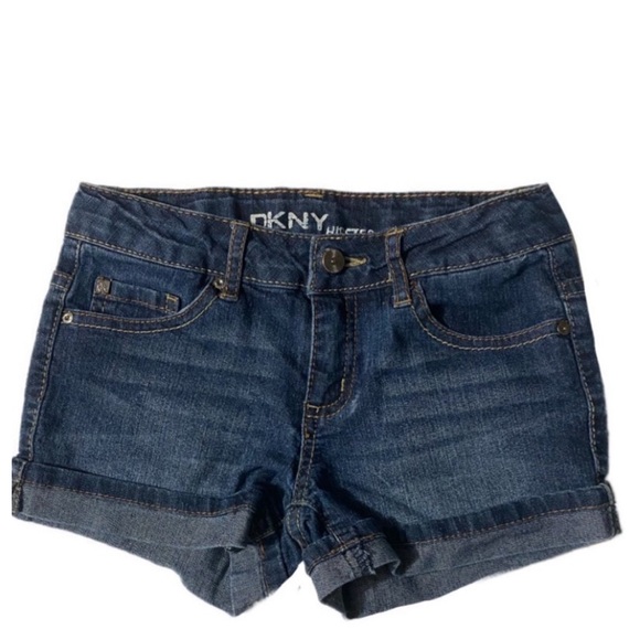SALE! 
LN! DKNY Girls Size 7 Denim Jean Hipster Shorts - Picture 1 of 3